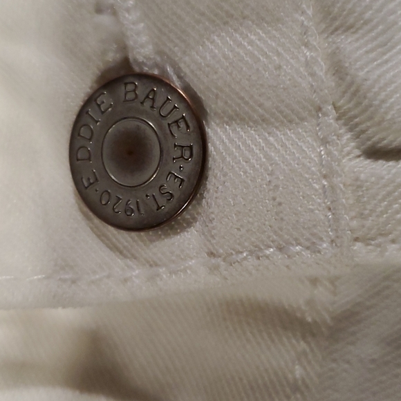 Eddie bauer white jeans,size 12 - Picture 5 of 10